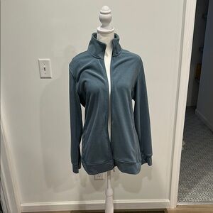 Teal Full-Zip Jacket